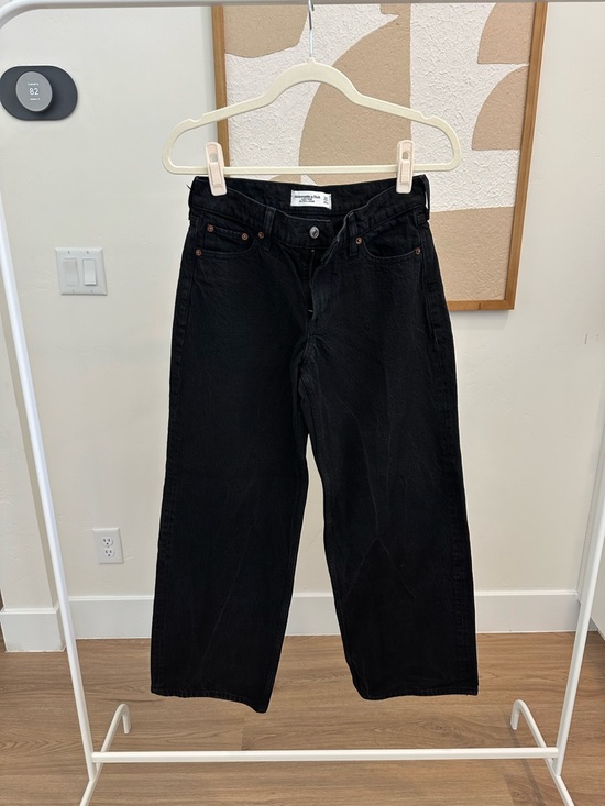 Abercrombie & Fitch Denim - Low Rise Ultra Loose Wide Leg Jeans